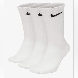 NIKE COTTON CUSHIONED UNISEX CREW SOCKS-3 PACK (NEVER WORN)